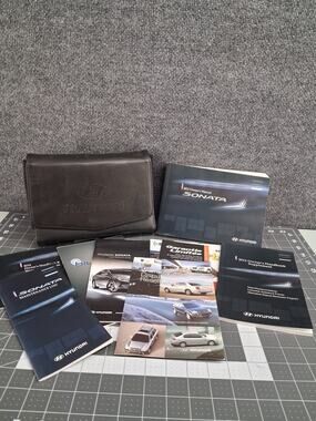 2012 Hyundai Sonata Owners Manual Set Manual Case Inserts